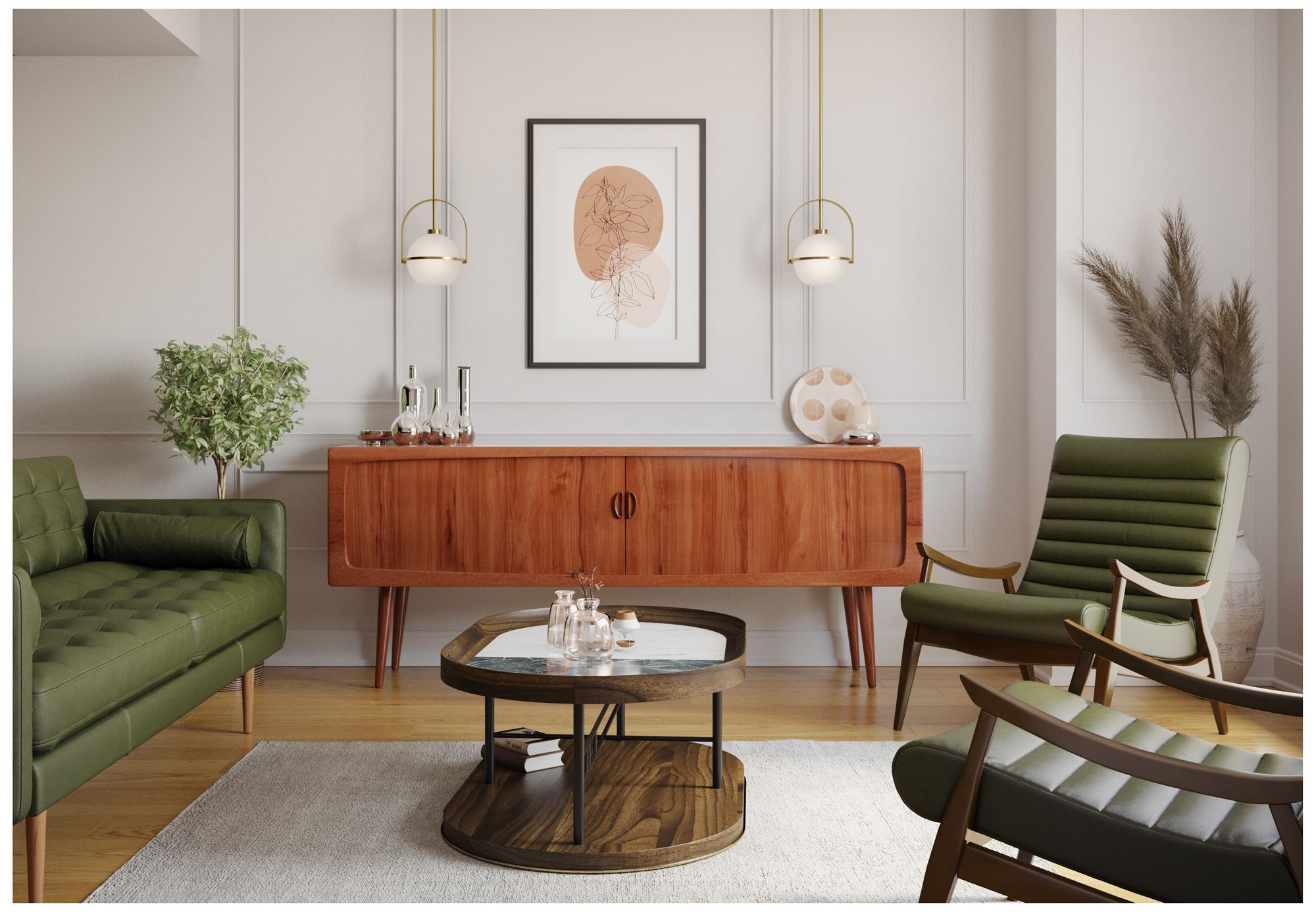 Image 2 Delayne Collection One-Light Pendant Light more views