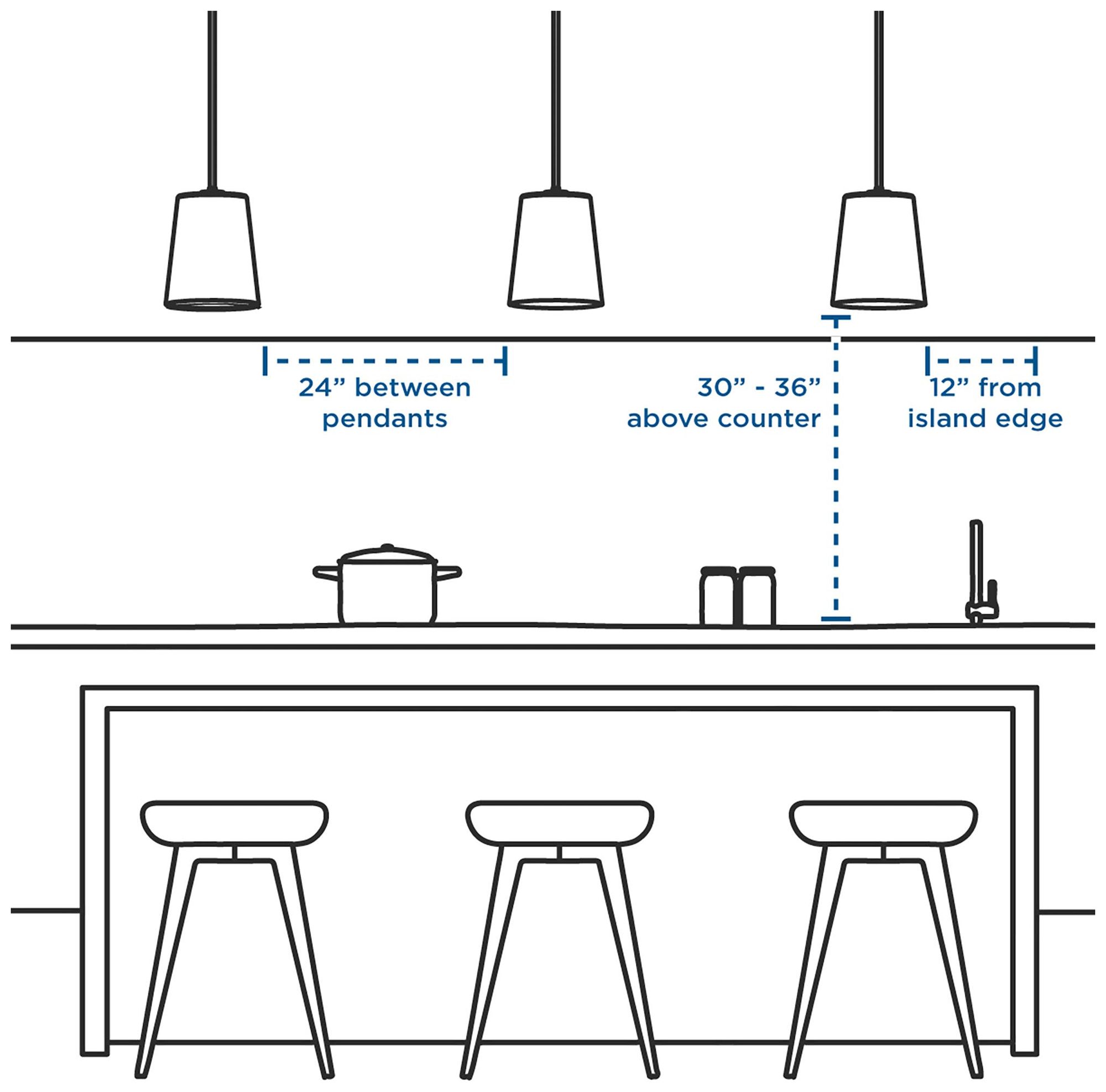 Delayne Collection One-Light Pendant Light