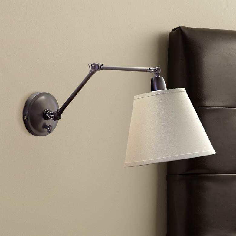 Image 1 Delcourt Plug-In Swing Arm Wall Lamp