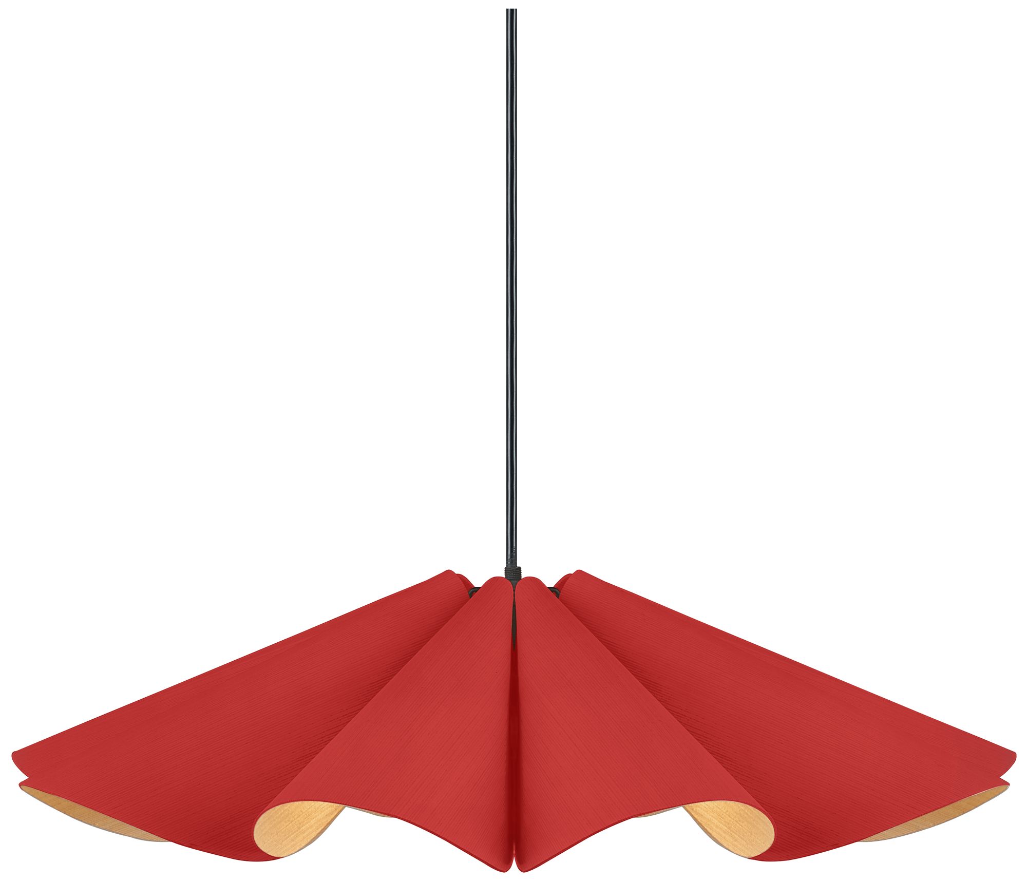 Delfina 23.6" Wide Red Pendant
