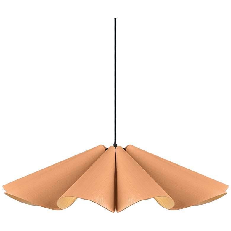 Image 1 Delfina Pendant WEP Light Collection - Black Finish - Petribi Shade