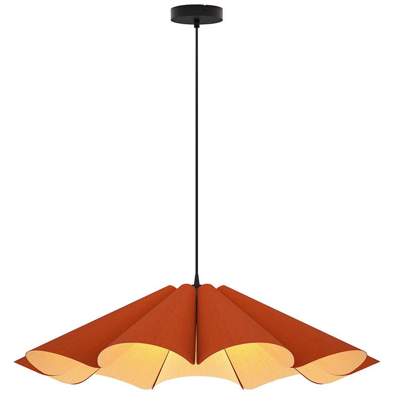 Image 1 Delfina WEP Collection 5.9 inch Terracotta Pendant