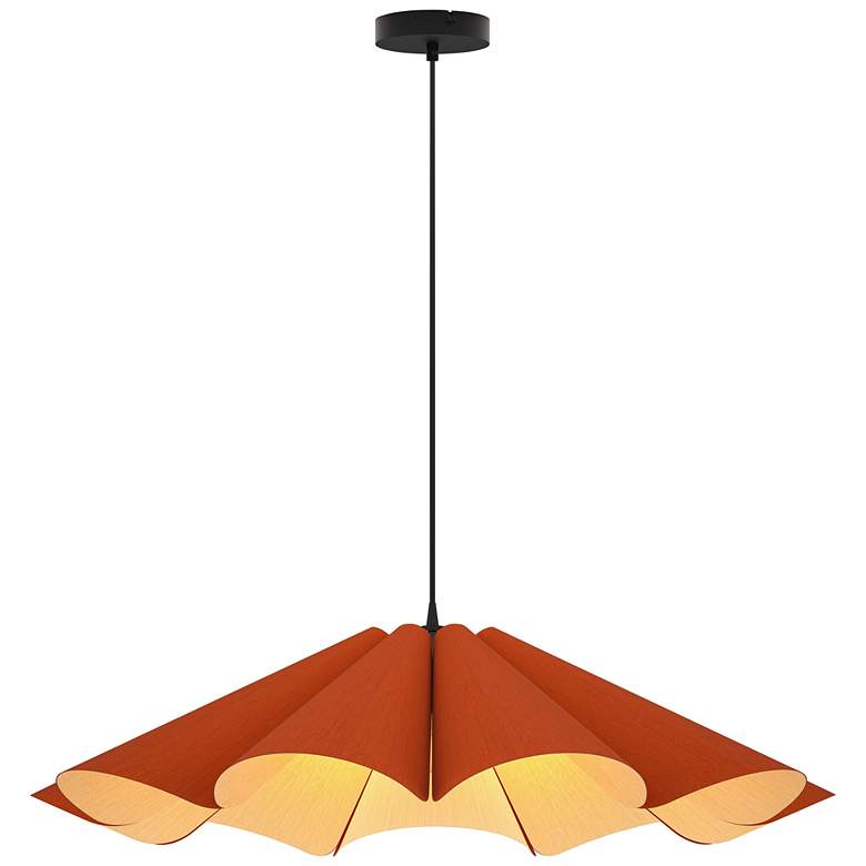 Image 1 Delfina WEP Collection 5.9" Terracotta Pendant
