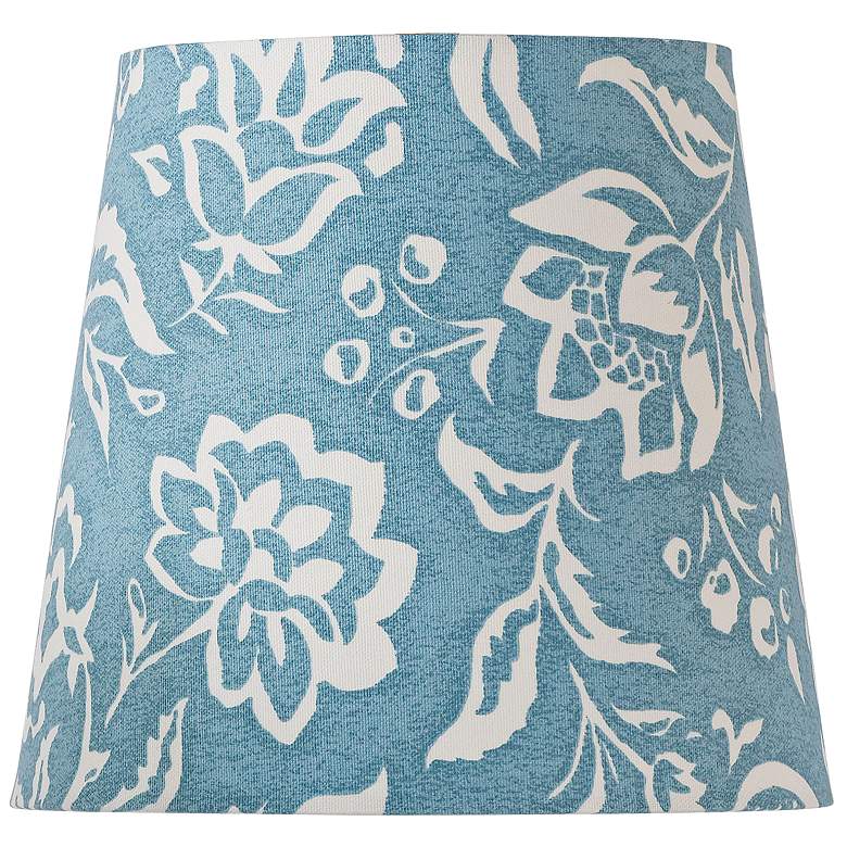Image 1 Delft Rokeby Road Blue-White Empire Shade 7x9.5x8 (Spider)