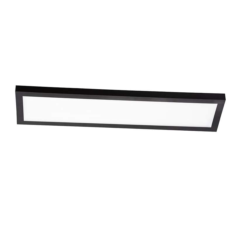 Image 1 Delgado 24 inch Wide 277V Black LED Linear Flush Mount