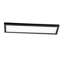 Delgado 24" Wide 277V Black LED Linear Flush Mount