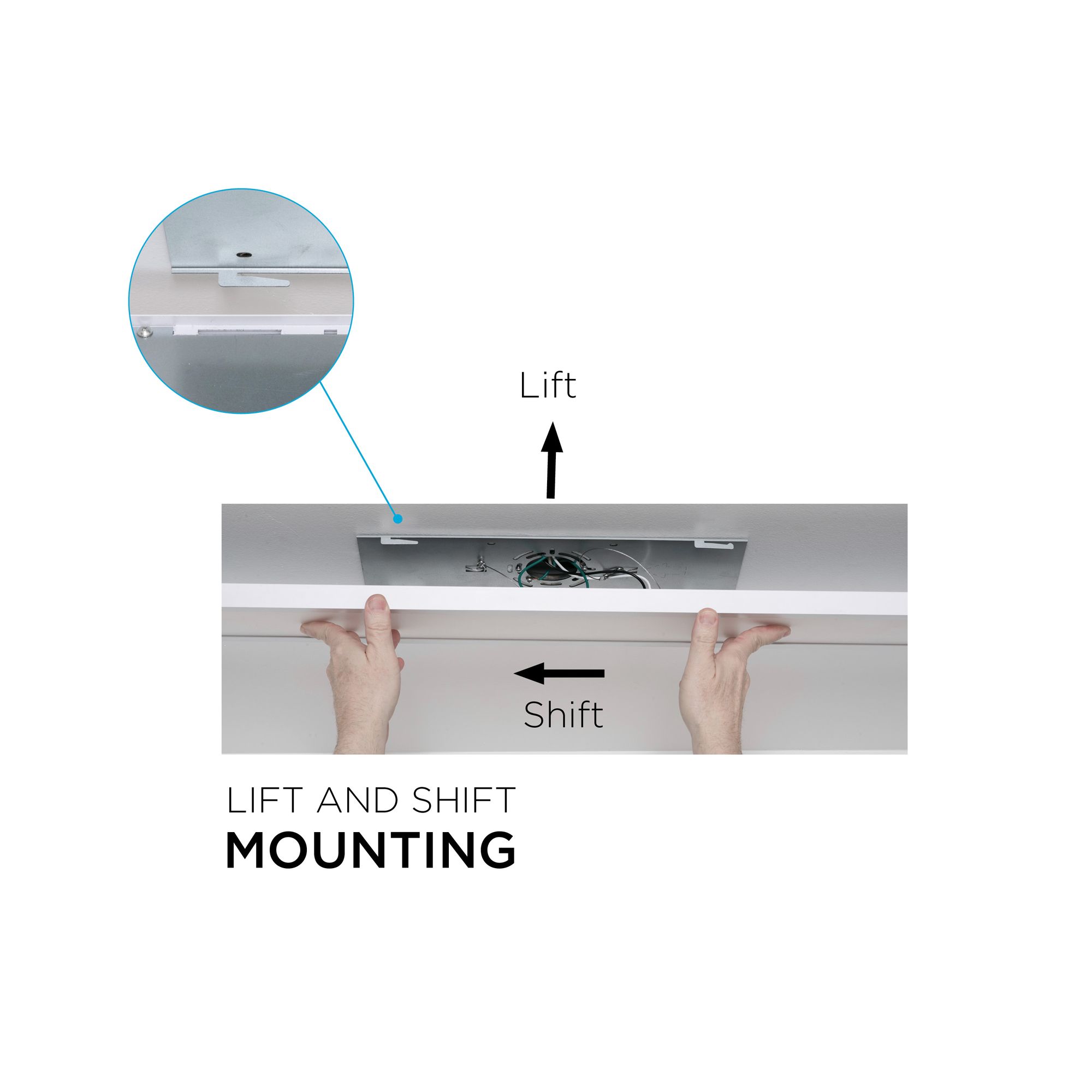 Image 2 Delgado 48" Wide 277V White LED Linear Flush Mount more views