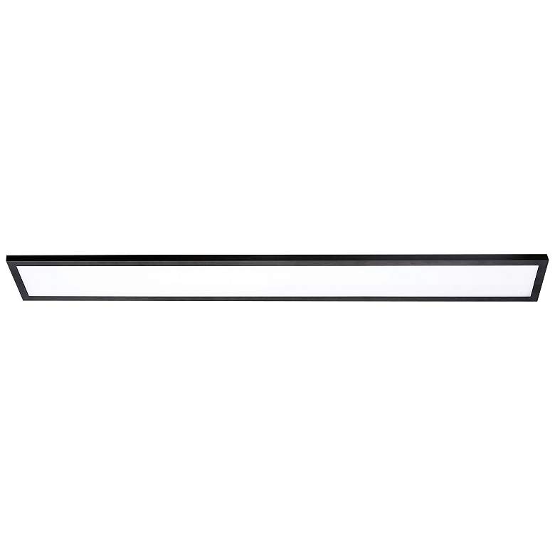 Image 3 Delgado 48" Wide Black LED Ceiling Light