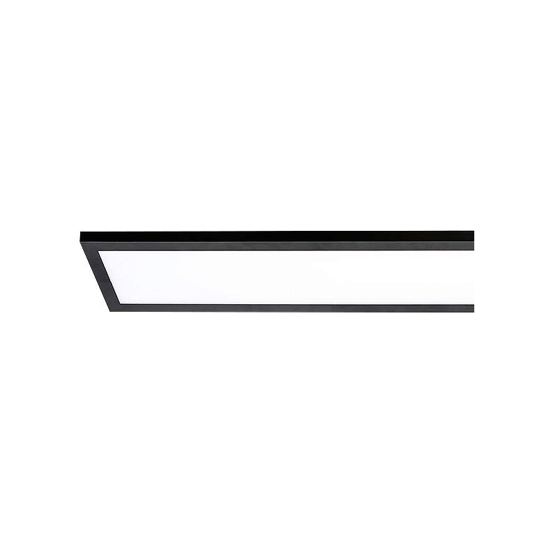 Image 4 Delgado 48" Wide Black LED Ceiling Light more views