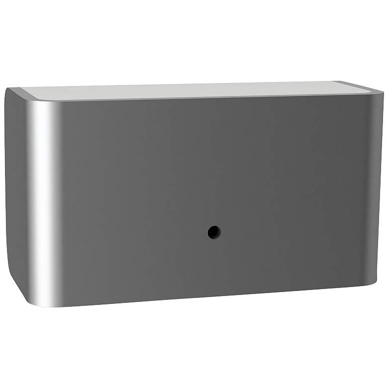 Image 1 Deli 2 1/4" Wide Satin Nickle Dusk to Dawn LED Night Light