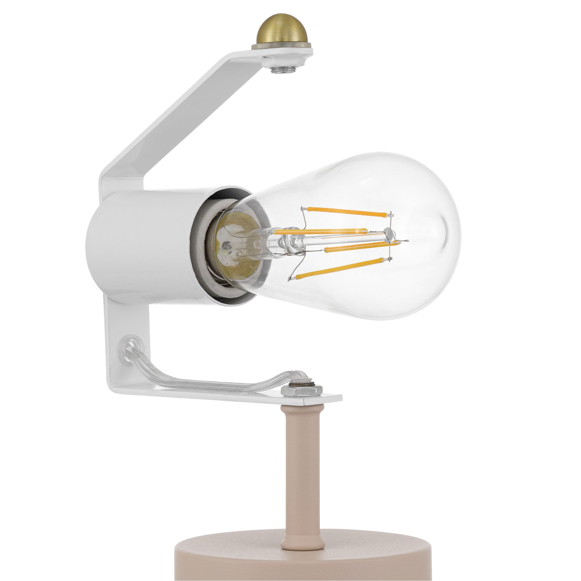 Image 5 Delia 16" High Antique Brass Mushroom Accent Table Lamp Set of 2 more views