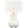 Delia 21" High 1-Light Table Lamp - White - Includes LED Bulb
