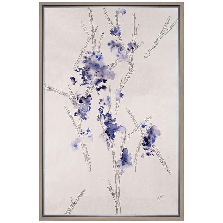 Image 1 Delicate Blossoms III 21 3/4 inch High Framed Canvas Wall Art
