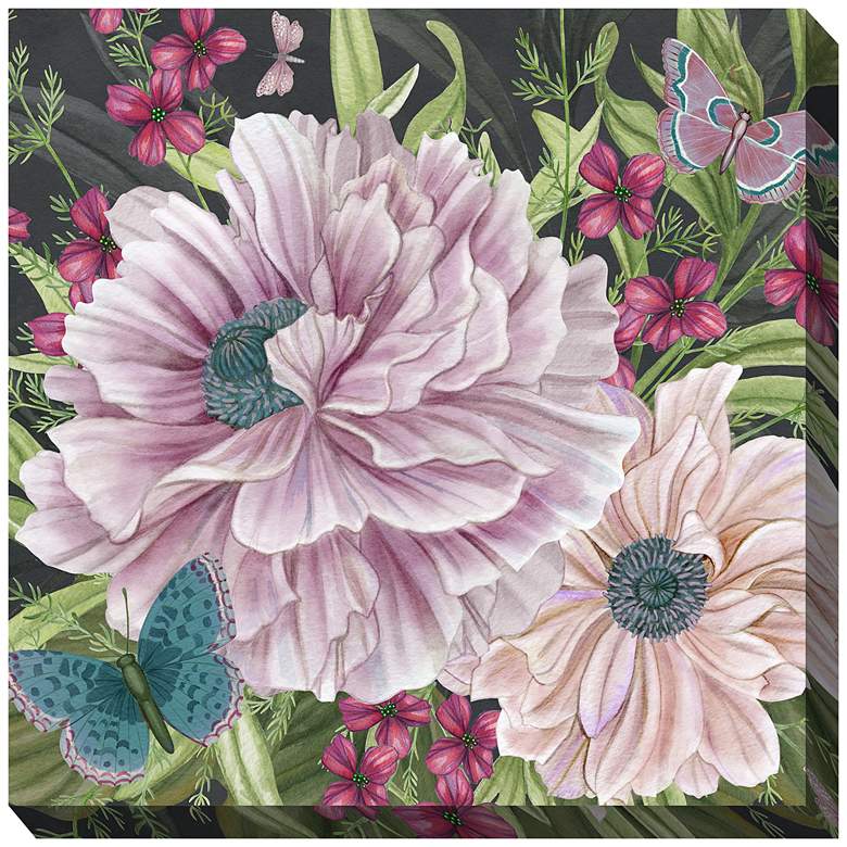 Image 2 Delicate Ladies 24" Square Outdoor Canvas Wall Art