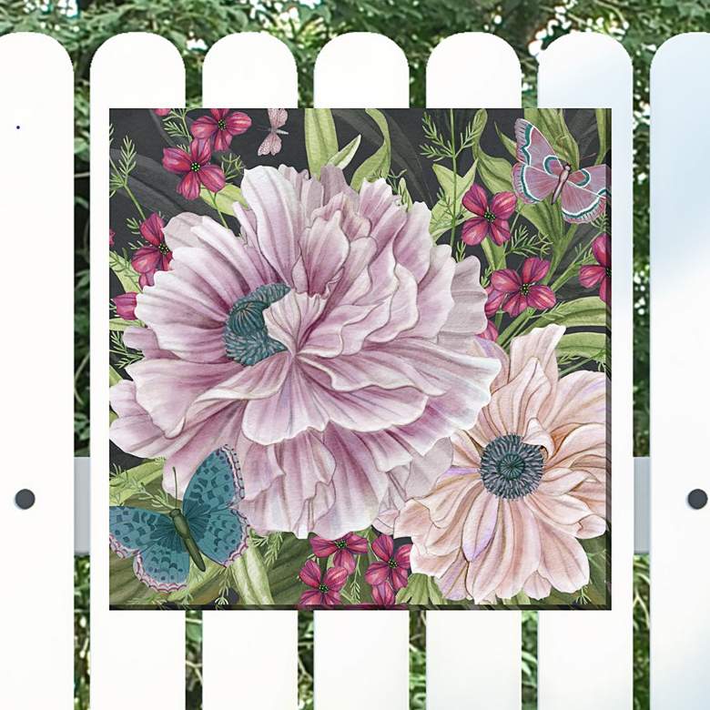 Image 1 Delicate Ladies 24" Square Outdoor Canvas Wall Art