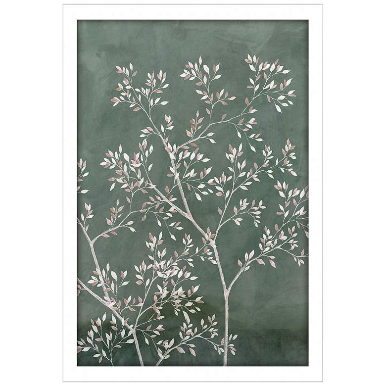 Image 1 Delicate Tree II 38" High Shadow Box Giclee Framed Wall Art