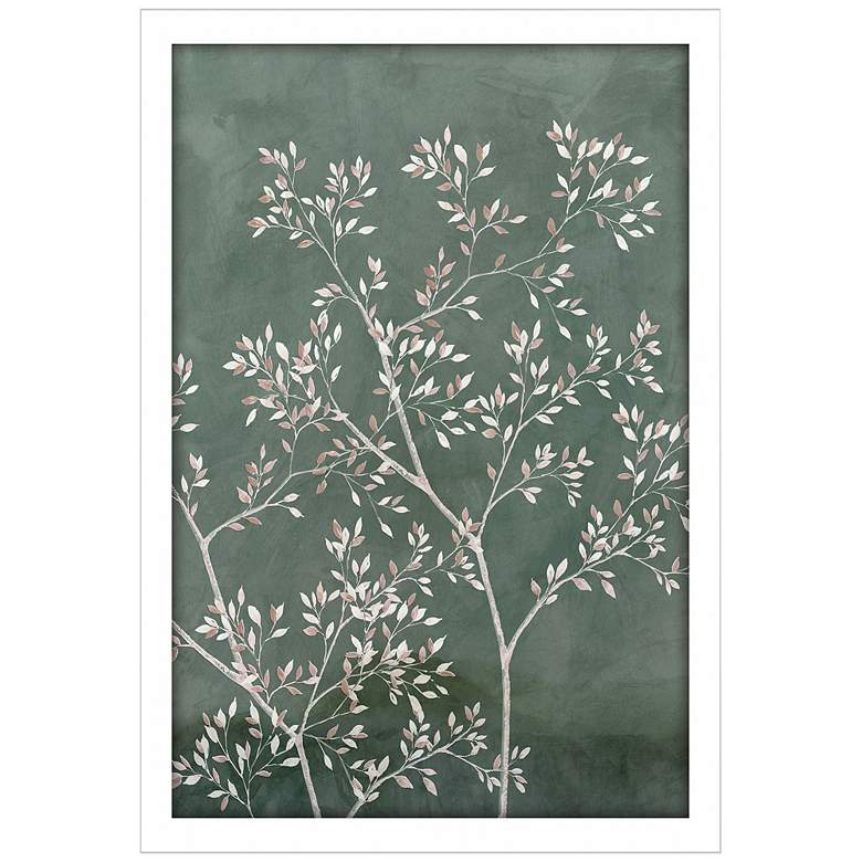 Image 1 Delicate Tree II 38 inch High Shadow Box Giclee Framed Wall Art