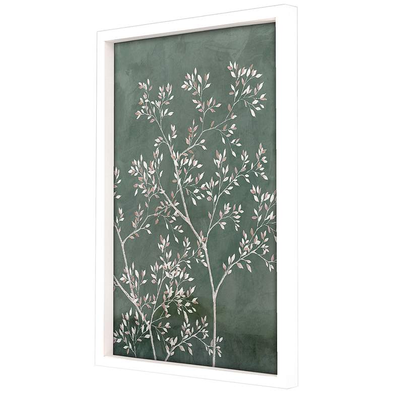 Image 3 Delicate Tree II 38" High Shadow Box Giclee Framed Wall Art more views