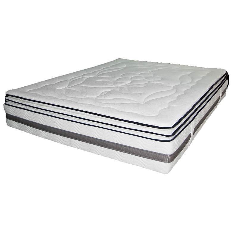Image 1 Delightful 12 1/2 inch Cal King Double Pillow Top Mattress