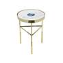 3_Delilah 26' Tall Marble/Metal Accent Table more views