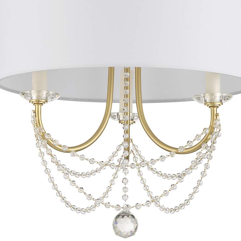 Image 5 Delilah 3 Light Aged Brass Mini Chandelier more views