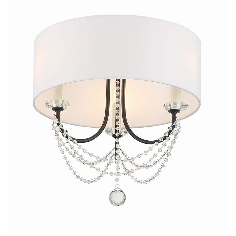 Image 4 Delilah 3 Light Matte Black Ceiling Mount more views