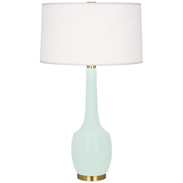 Image 1 Delilah 34.31" High Mint Glazed Finish Table Lamp