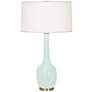 1_Delilah 34.31" High Mint Glazed Finish Table Lamp