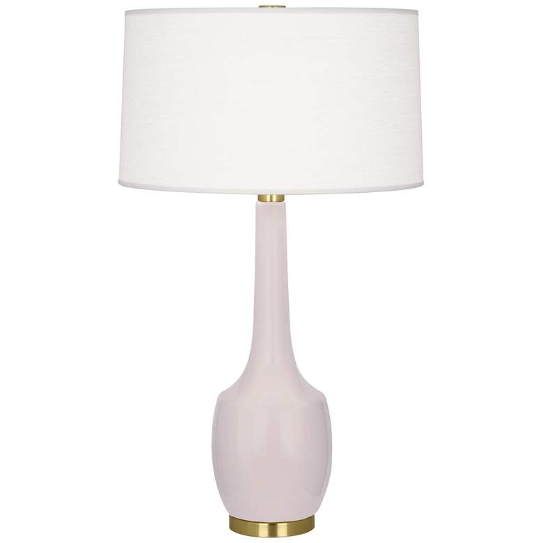 Image 1 Delilah 34.31" High Rose Water Finish Table Lamp