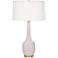 Delilah 34.31" High Rose Water Finish Table Lamp