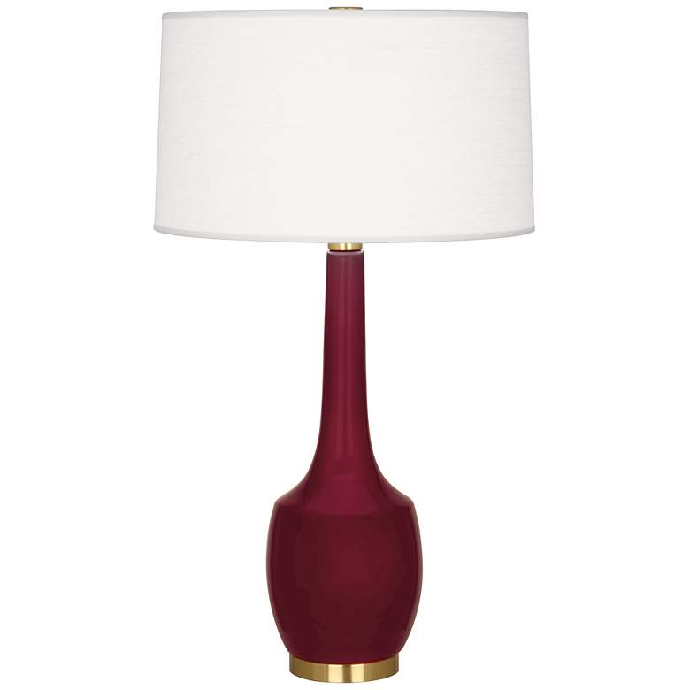 Image 1 Delilah 34.31" High Sugar Plum Finish Table Lamp