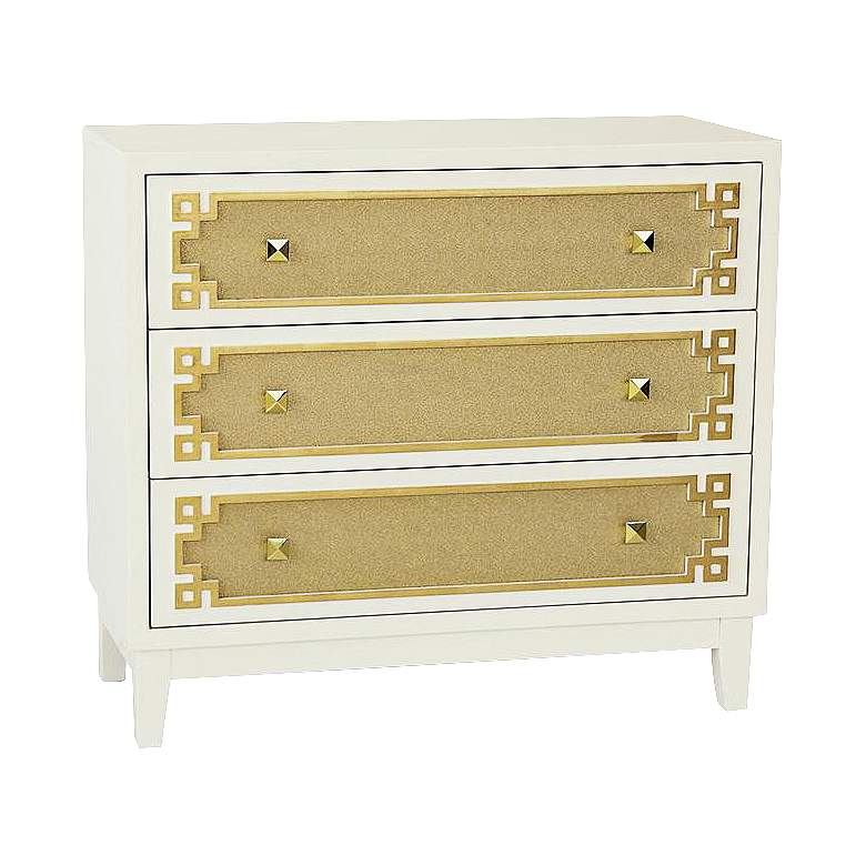 Image 1 Delilah Golden Mid-Century Accent Chest