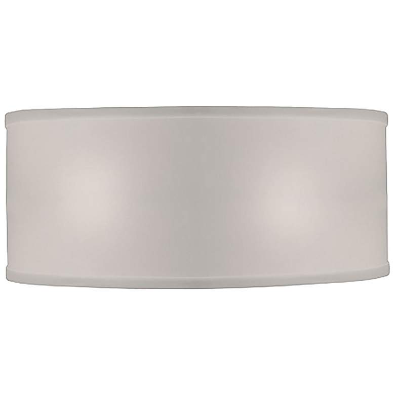 Image 1 Della White Camelot Drum Lamp Shade 18x18x8 (Spider)