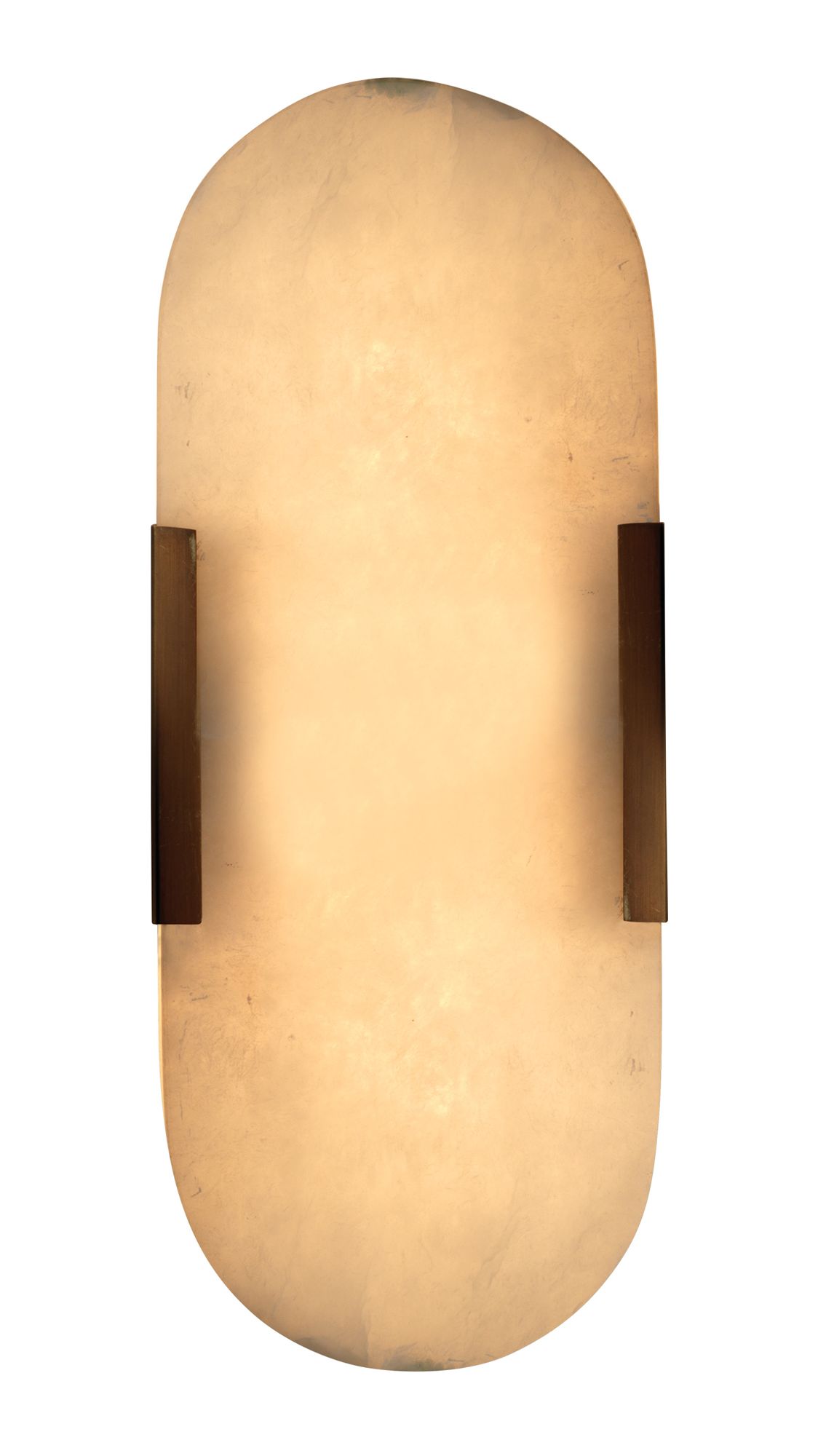 Image 7 Delphi 13" High Antique Brass and Alabaster Wall Sconce more views