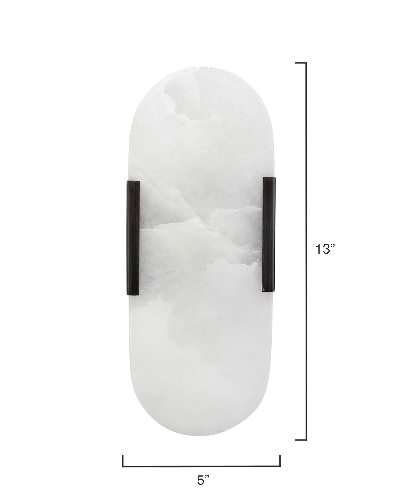Image 4 Delphi 13" High Oil-Rubbed Bronze and Alabaster Wall Sconce more views