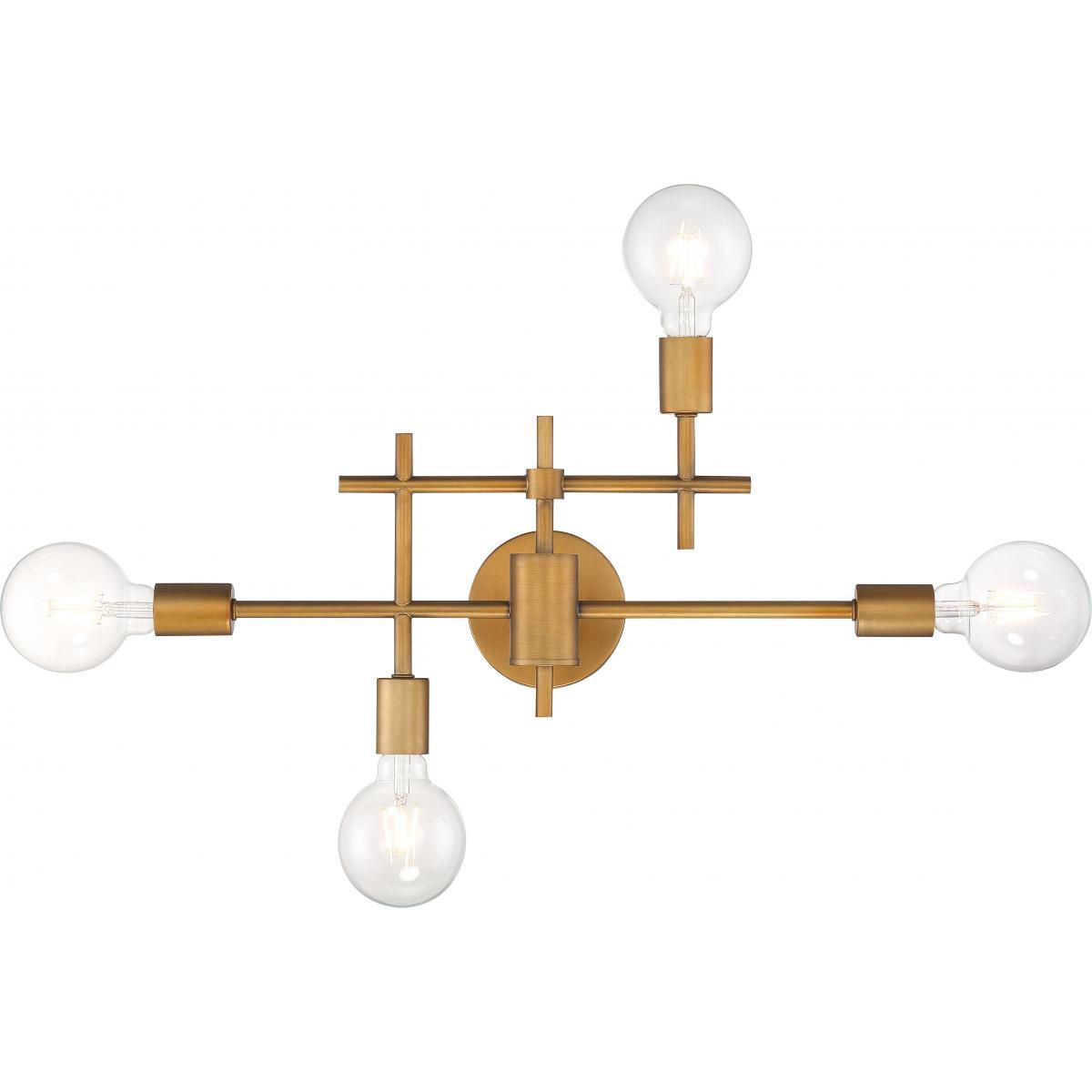 Image 2 Delphi 22 1/2" High Aged Gold 4-Light Bath Light more views