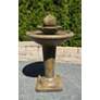 Delphi 41"H Relic Nebbia Outdoor LED Floor Fountain