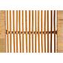 5_Delphine 33 1/2" Wide Natural Brown Rattan Kitchen Cart more views