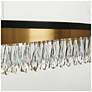 2_Delphinium 31 1/2"W Glam Brass and Crystal LED Chandelier more views