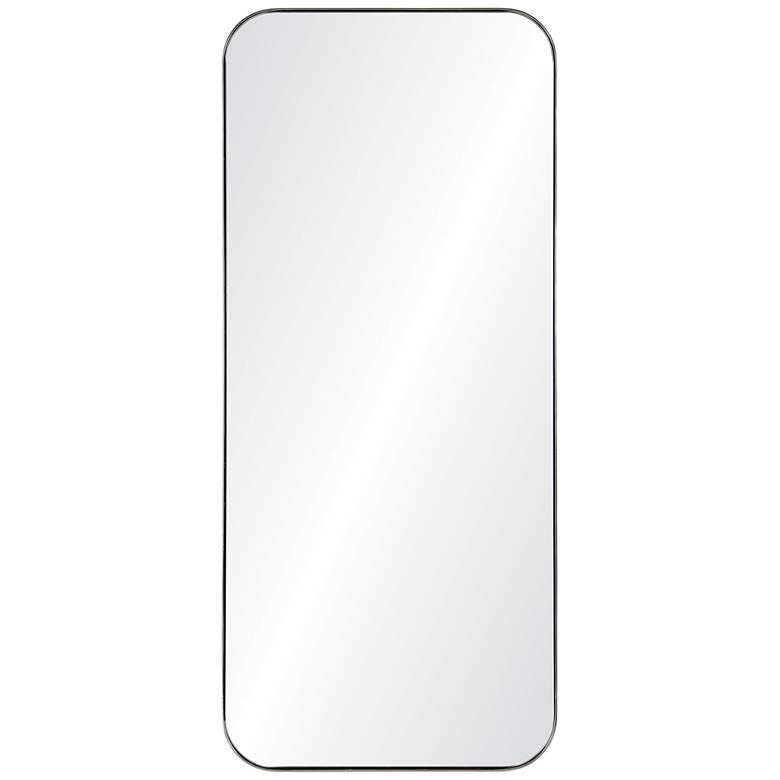 Image 6 Delphinus Satin Nickel 20" x 46" Rectangular Wall Mirror more views
