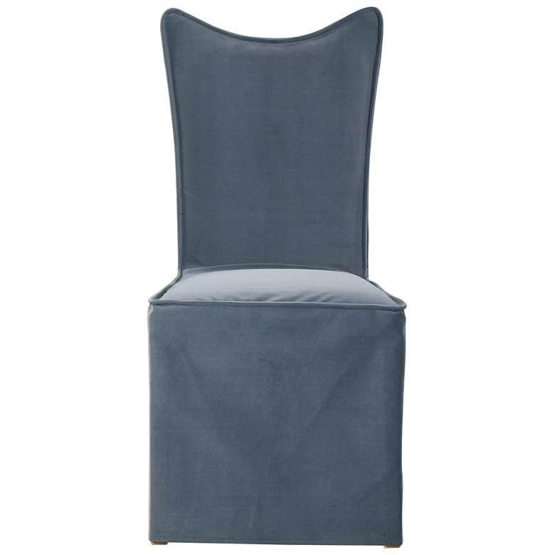 Image 1 Delroy Smoke Gray Slipcover Chairs Set