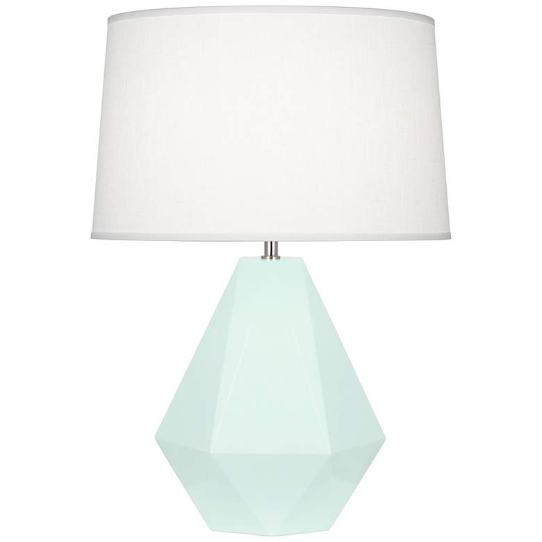 Image 1 Delta 22.5" High Mint Glazed Finish Table Lamp