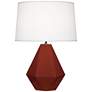 1_Delta 22.5" High Oxblood Finish Table Lamp