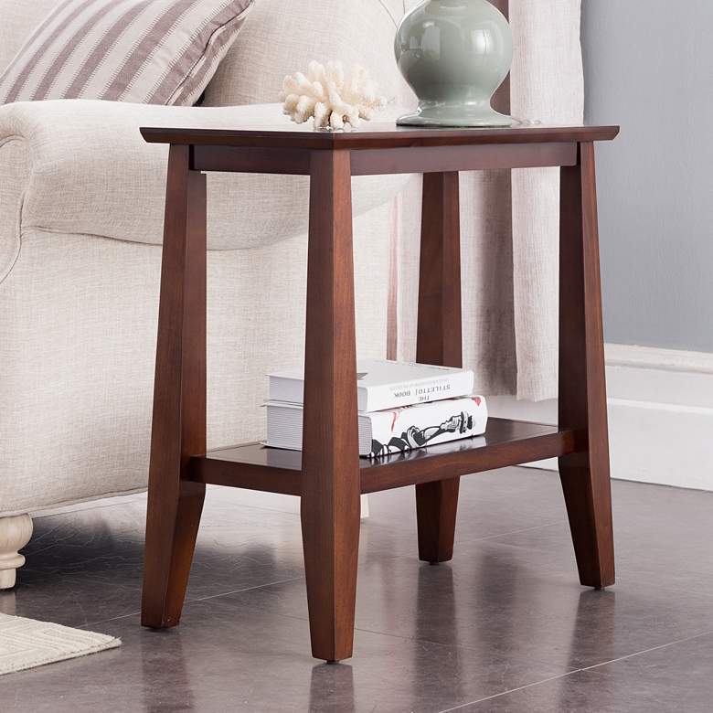 Image 1 Delton Chairside Solid Wood Narrow End Table