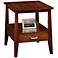 Delton Solid Wood Storage End Table
