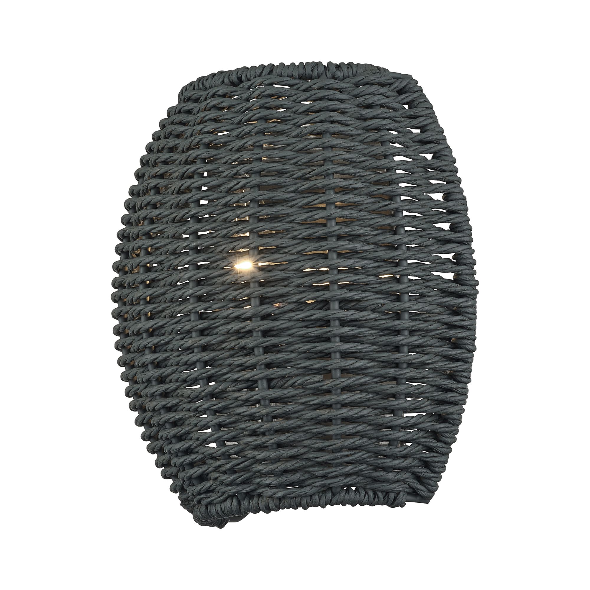 Image 5 Deluna 1 Light Black ADA Sconce more views