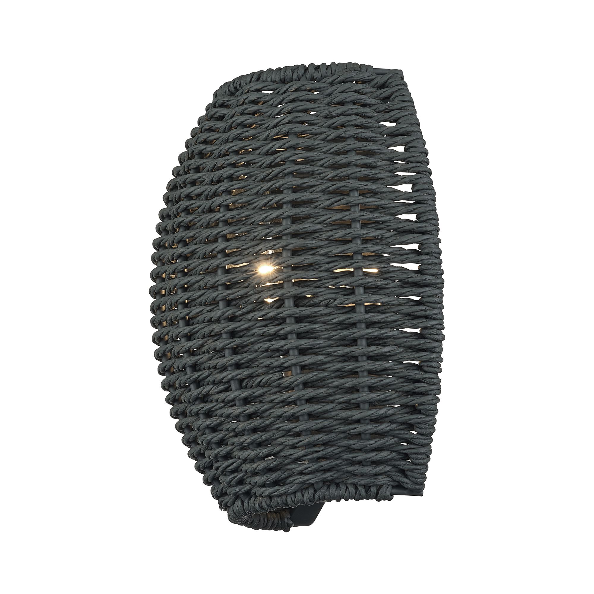 Image 6 Deluna 1 Light Black ADA Sconce more views