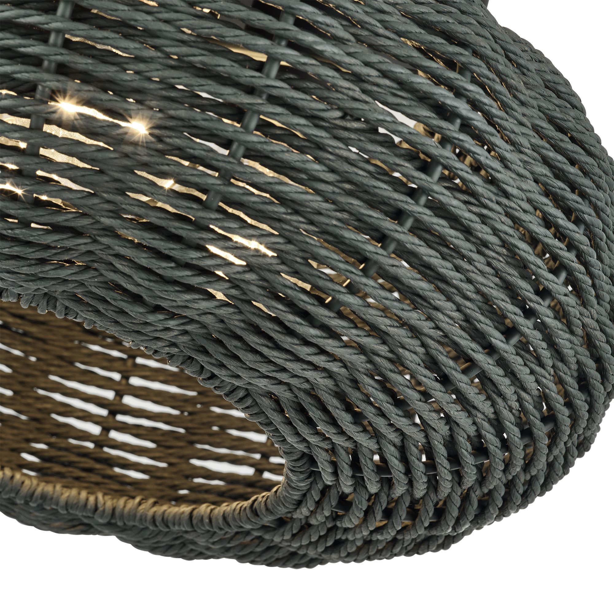 Image 7 Deluna 3 Light Black Large Semi-Flush more views