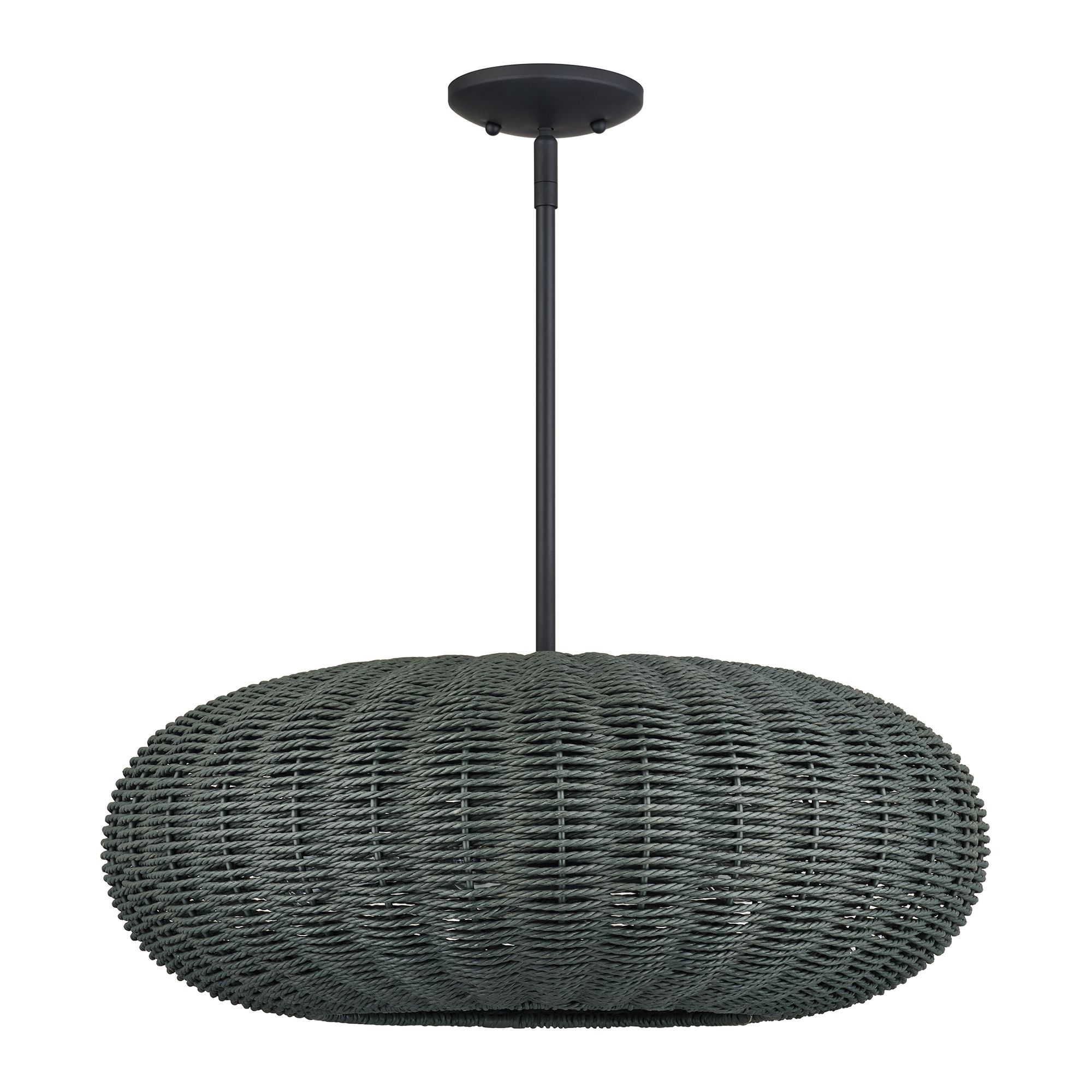 Image 3 Deluna 5 Light Black Pendant Chandelier more views