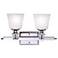 Deluxe Collection 18" Wide Two Light Bathroom Fixture